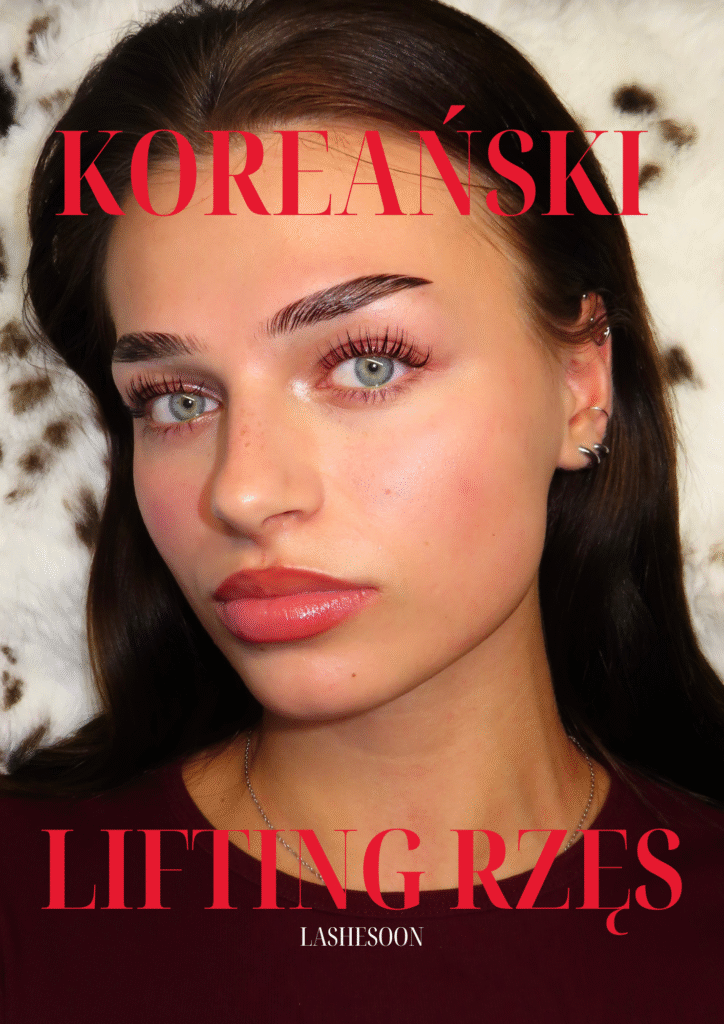 Koreański lifting rzęs